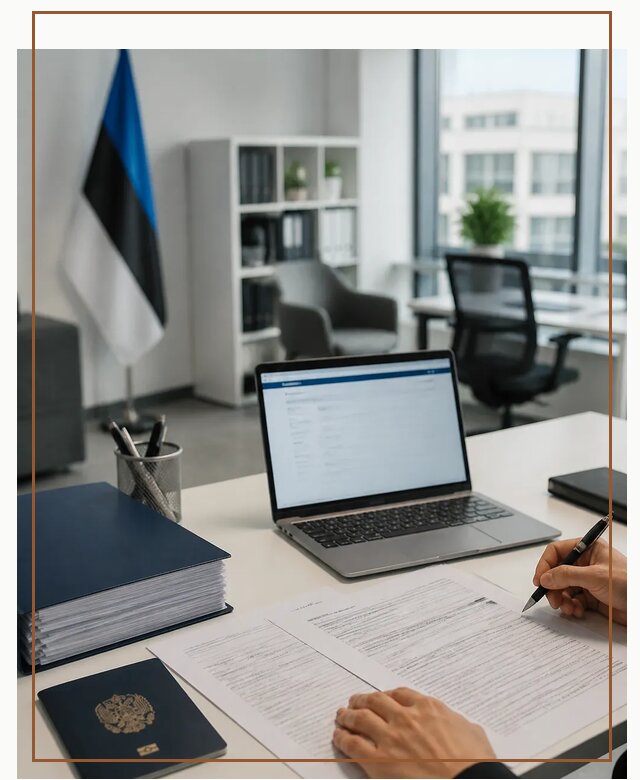 Оформление ВНЖ в Эстонии для переезда и легального проживания в Холмске